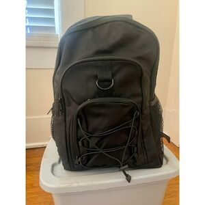 Pottery Barn‎ Teen Gear-Up Black Solid Backpack NWOT Mono Removed